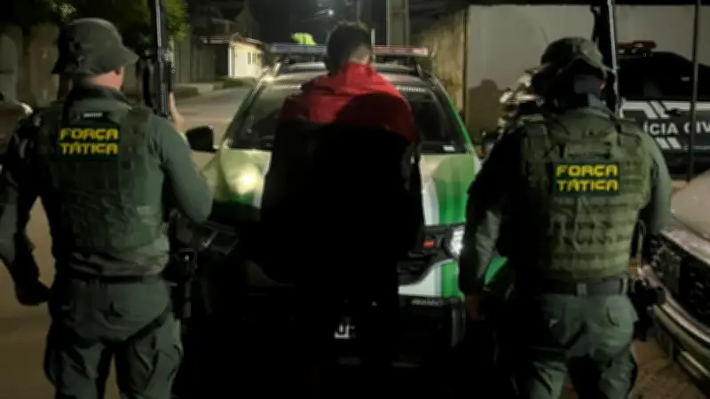 Jovem de 18 anos preso por tentativa de homicídio do próprio primo no Ceará