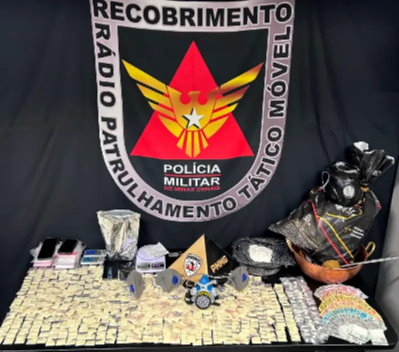 Laboratório de cocaína descoberto e homem preso em Patrocínio