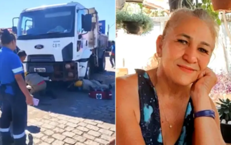 Manicure morre atropelada por caminhão da prefeitura em Goianira