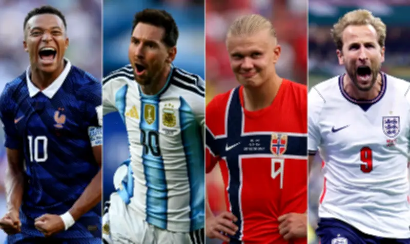Mbappé, Messi, Haaland e Kane em disputa inédita pela artilharia da Copa 2026