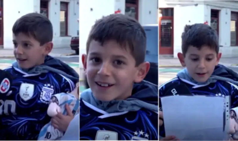 Menino de 8 anos ganha viagem para ver Messi na Copa após carta viralizar
