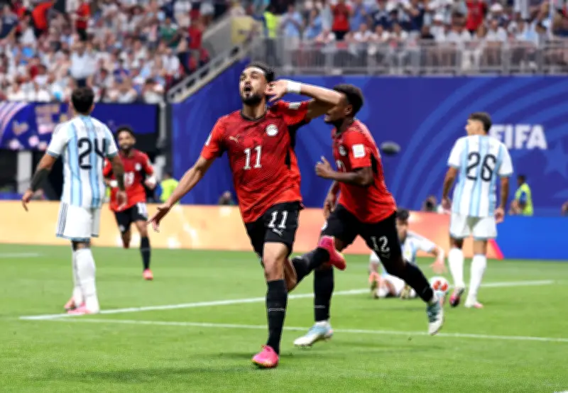 Mostafa Mohamed, o 'Zico Egípcio', marca contra Argentina na Copa