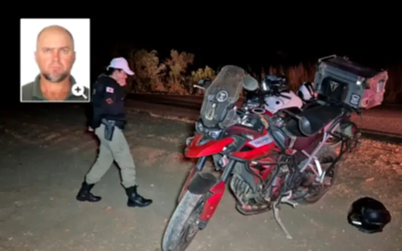 Motociclista morre ao cair de moto na MGC-265 em Alpinópolis (MG)