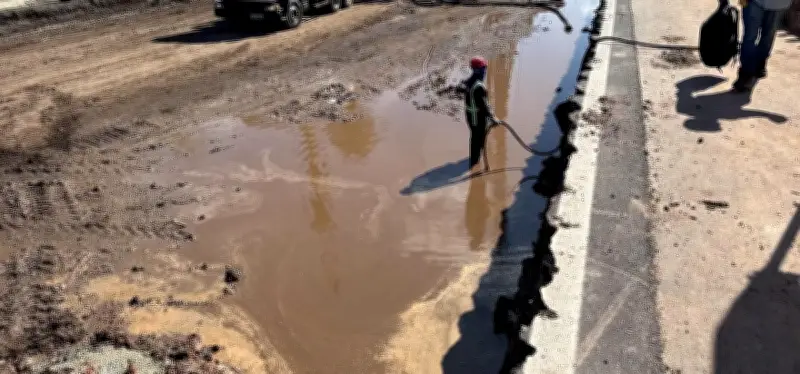 MPPA vistoria recuperação da Avenida Liberdade após trecho ceder
