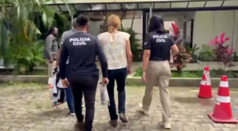 Mulher presa por pichar terreiro de Candomblé em Salvador