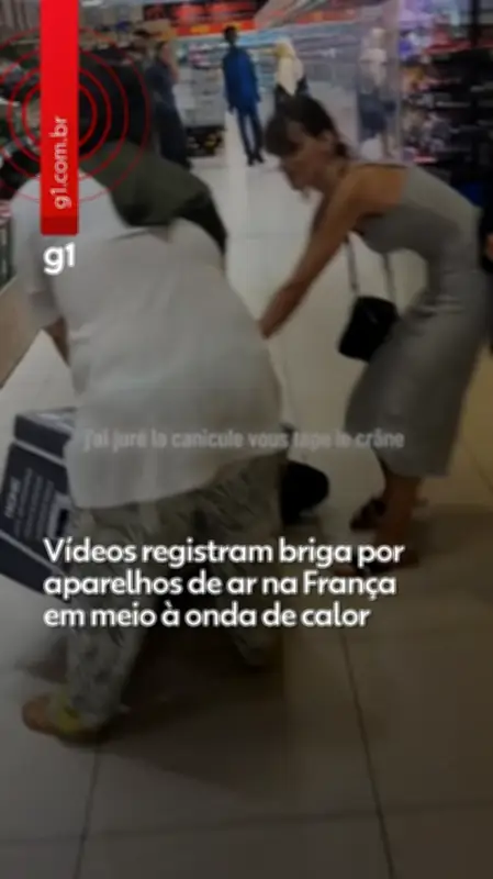 Onda de calor na França gera brigas por ventiladores em supermercados