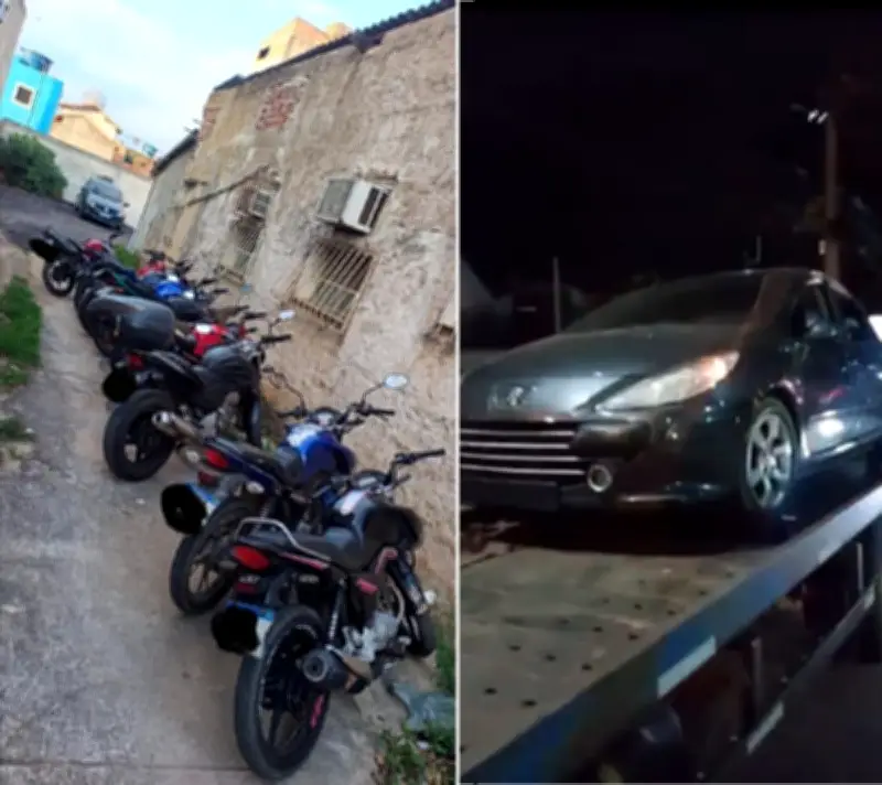Operação em Cabo Frio apreende 13 motos e 2 carros irregulares