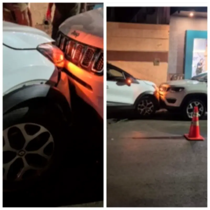 PM quebra vidro de carro a tiros para salvar motorista e filho de 3 anos em MG