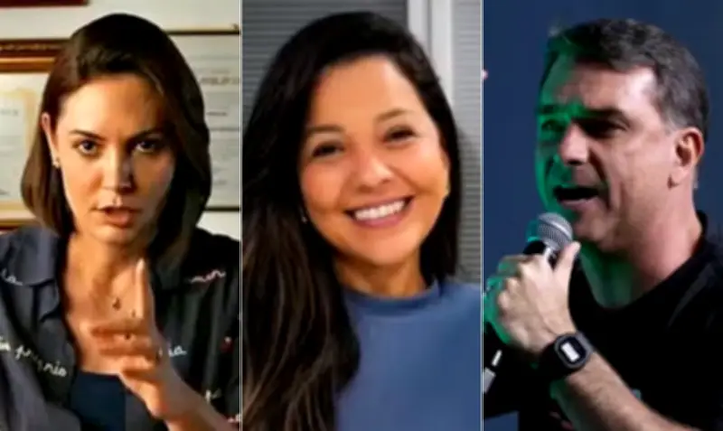Priscila Costa homenageia Michelle e participa de evento de Flávio Bolsonaro