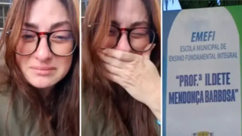 Professora encontra lâmina de vidro em copo: saúde mental dos educadores em alerta