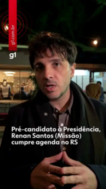 Renan Santos anuncia Aroldo Medina como vice na chapa presidencial
