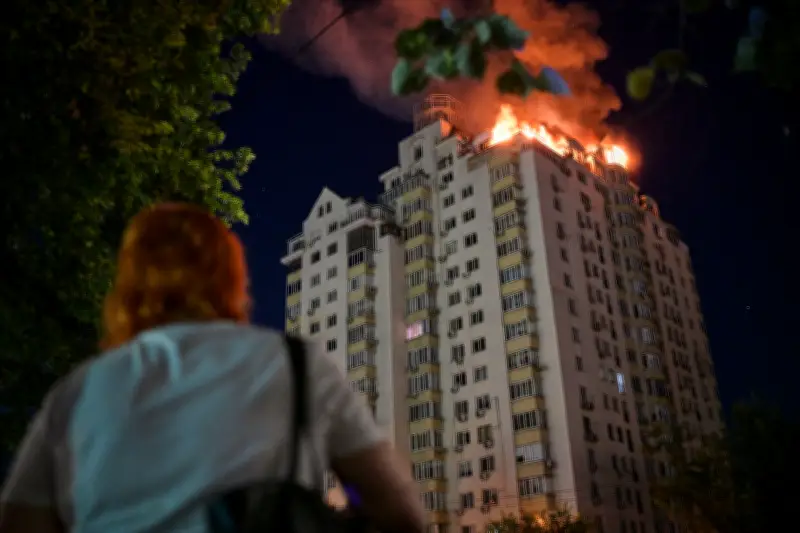 Rússia ataca Kiev com mísseis e drones; 8 mortos e 34 feridos