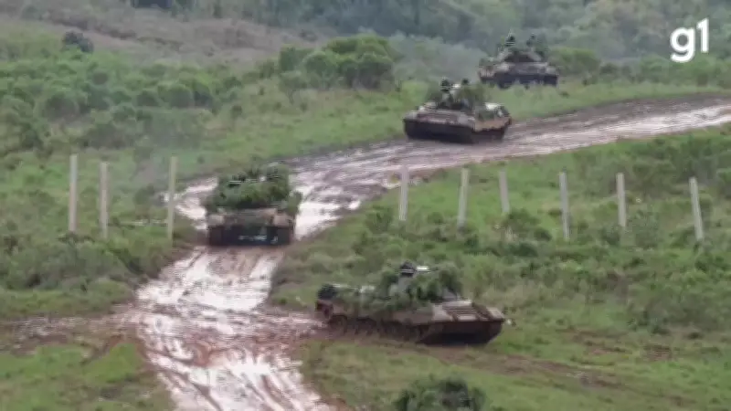 Sargento do Exército morre em acidente com tanque Leopard em Santa Maria