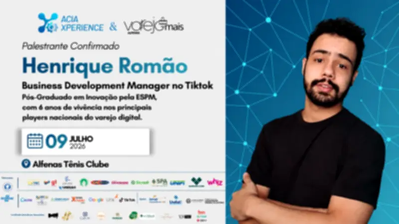 TikTok Shop: crescimento de 102x em vendas no Brasil chega a evento em Alfenas