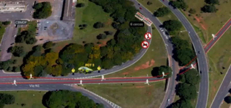 Trânsito na Esplanada interditado neste sábado por corrida noturna