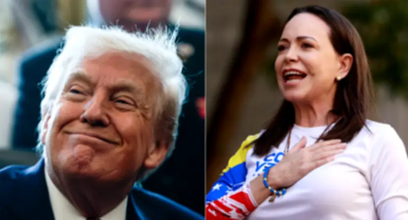 Trump dá nova rasteira em María Corina Machado e a impede de voltar à Venezuela