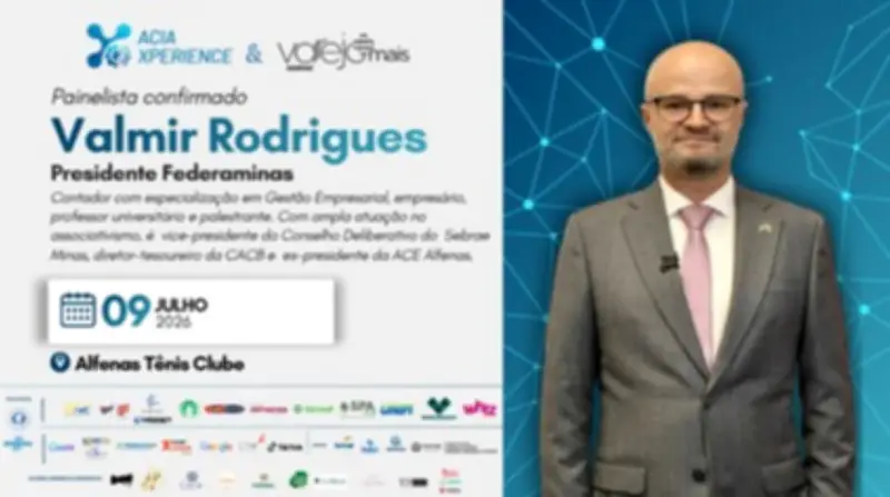 Valmir Rodrigues mediador do painel sobre Reforma Tributária no ACIA Experience