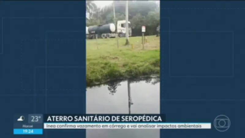 Vazamento de chorume em aterro de Seropédica leva Inea a orientar população