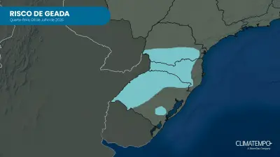 Geada e temperaturas negativas marcam quarta-feira no RS