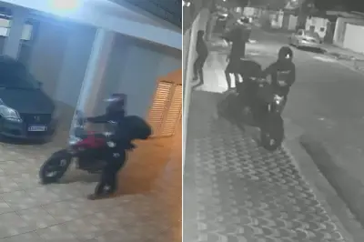 Homem preso suspeito de invadir casa e furtar moto em Praia Grande