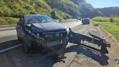 Jovem morre e dois ficam feridos em acidente na BR-040 em Três Rios