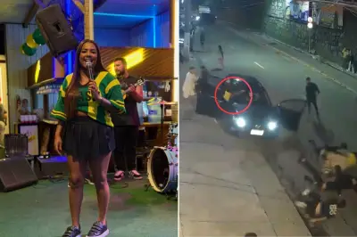 MC Rita é atropelada por homem que invade carro em fuga no litoral de SP
