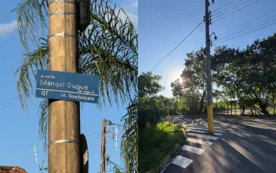 Poste no meio de cruzamento em Bauru atrapalha trânsito há mais de um ano