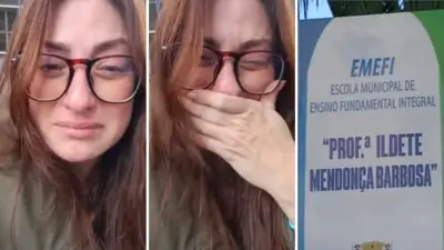 Professora encontra lâmina de vidro em copo: saúde mental dos educadores em alerta