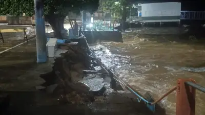 Temporal destrói orla em Terra Santa, no Pará; não há feridos