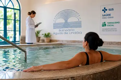 Termalismo Social leva águas termais a pacientes do SUS em Águas de Lindóia