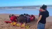 Adolescente de 14 anos morre afogado na Praia de Bicanga, na Serra
