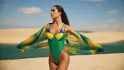 Amir Slama e Tatiane Barbieri lançam coleção Amanhecer Resort 26 com Brazilcore