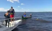 Buscas por idoso desaparecido em naufrágio no Rio Urubu entram no 3º dia