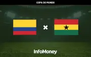 Colômbia e Gana se enfrentam pelos 16 avos da Copa 2026