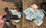 Menina de 11 anos é achada sozinha com arma e R$ 7 mil em Luziânia