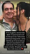 Paula Barbosa lamenta morte do avô Benedito Ruy Barbosa