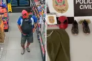 Preso suspeito de roubos a lojas com máscara do Homem-Aranha