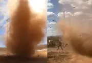 Redemoinhos de poeira em Palmas: fenômeno comum na seca