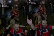 Viking fã de Neymar comanda remada norueguesa antes de Brasil na Copa